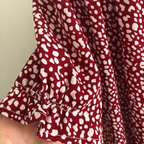 Arrays Red Blouse - Picture 4 of 5